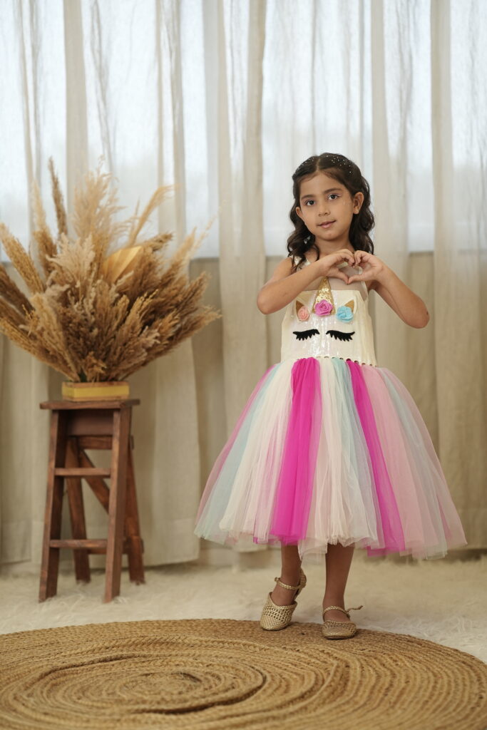 birthdat dress girls kids uniorn dress